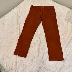 J. Crew Men's Burnt Orange Chinos